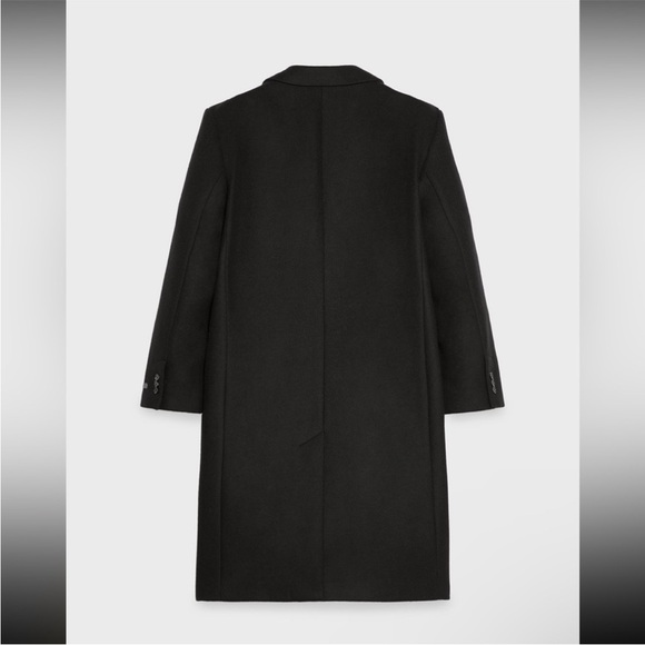 Zara Black Oversized wool blend Coat Jacket STEVEN MEISEL Limited Edition XS NWT - Picture 7 of 13